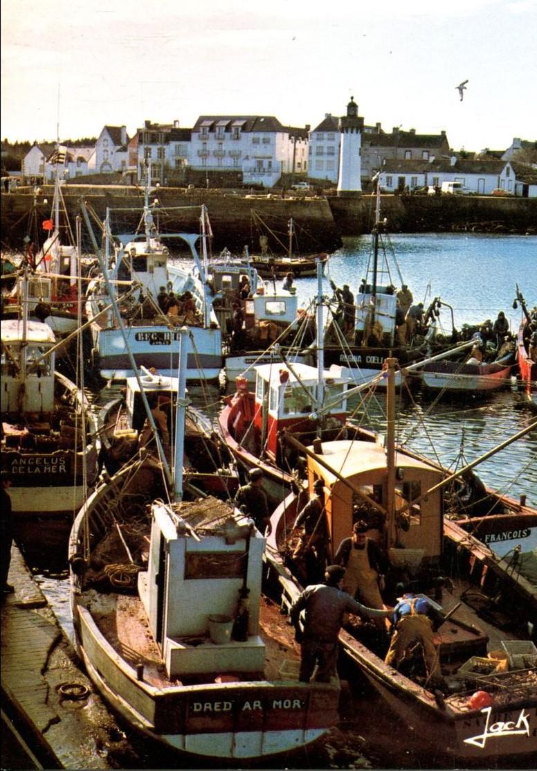 Cp quiberon port haliguen dred ar mor angelus de la mer